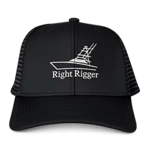 Black Right Rigger Trucker Hat
